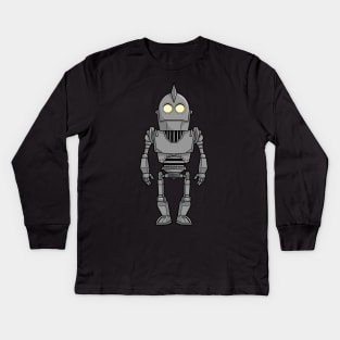 Iron Giant Kids Long Sleeve T-Shirt